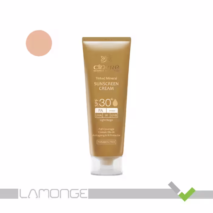 کرم ضد آفتاب بژ روشن فیزیکال سینره SPF30 حجم 50 میلی لیتر