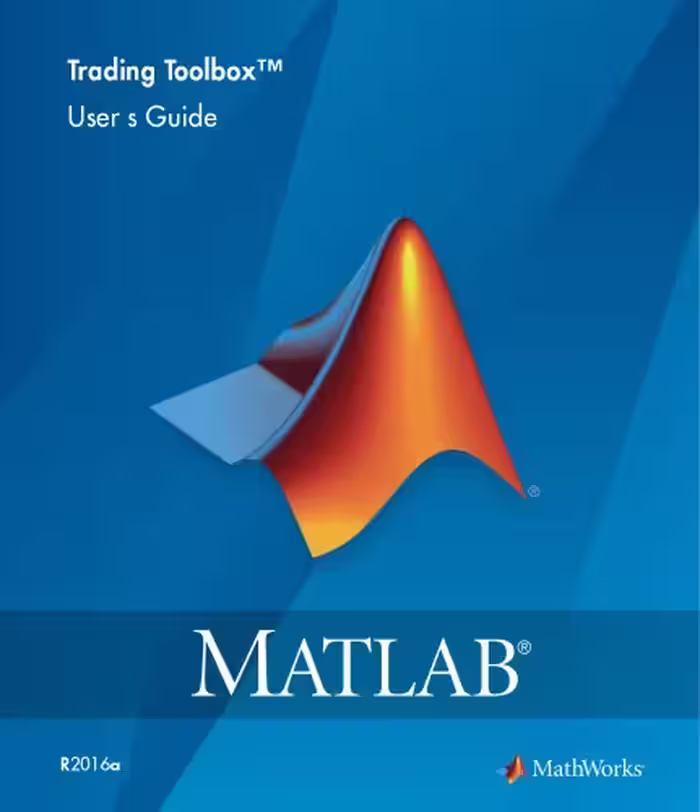 خرید و دانلود نسخه کامل کتاب Matlab Trading Toolbox documentation - Original PDF