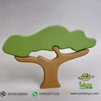 اسباب بازی چوبی مدل درخت پازلی