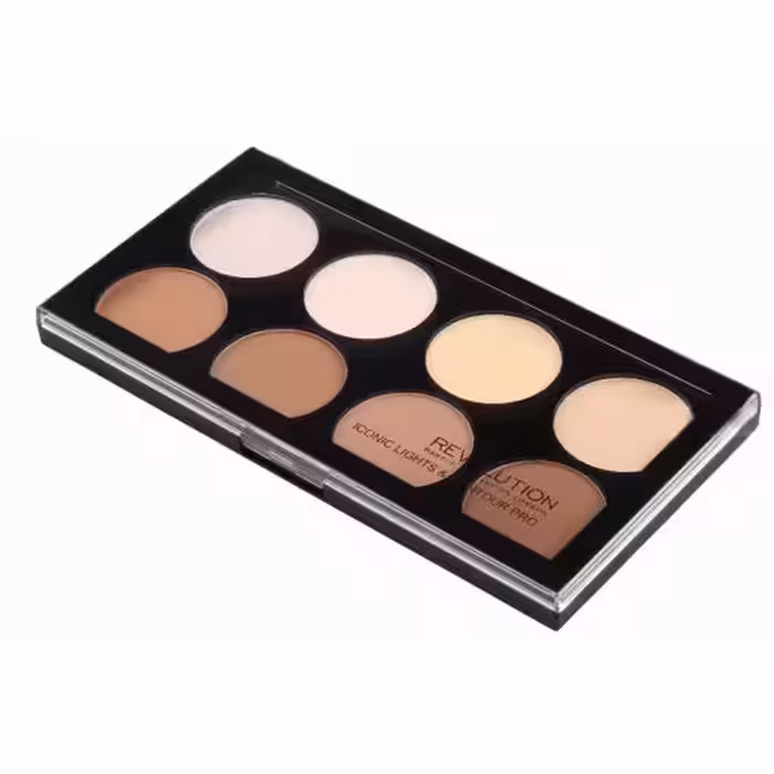 پالت کانتور خشک رولوشن مدل Iconic | زاویه‌سازی حرفه‌ای با رنگ‌های پودری و ماندگار