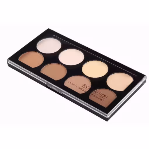 پالت کانتور خشک رولوشن مدل Iconic | زاویه‌سازی حرفه‌ای با رنگ‌های پودری و ماندگار