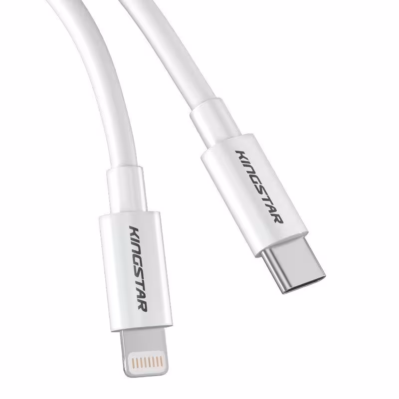 کابل تبدیل USB-C به لایتنینگ کینگ استار مدل K251i طول 1.2 مترKINGSTAR