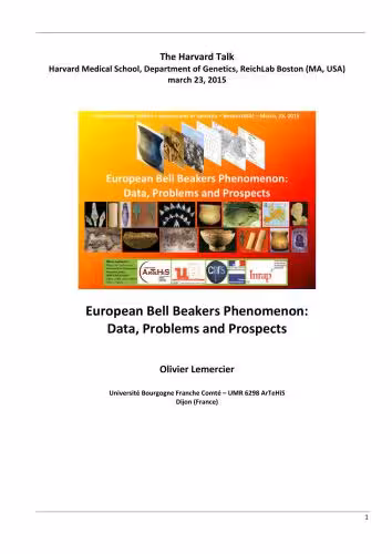 خرید و دانلود نسخه کامل کتاب European Bell Beakers Phenomenon: Data, Problems and Prospects