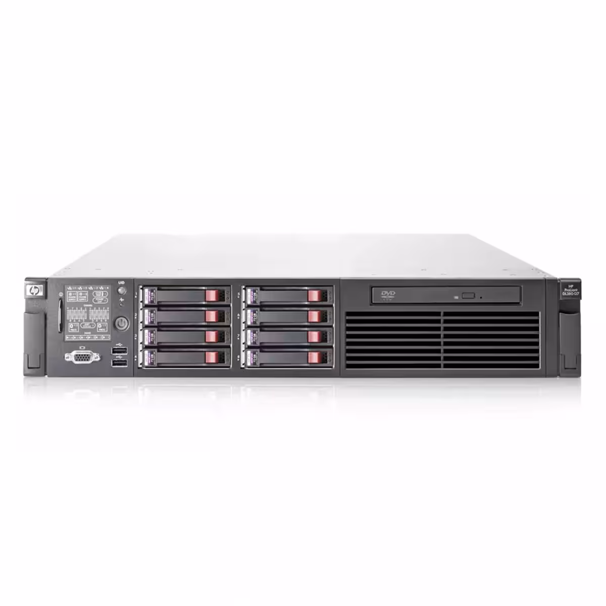 سرور استوک اچ پی مدل HP ProLiant DL380 Gen7 8SFF 2xXeon E5650 128GB