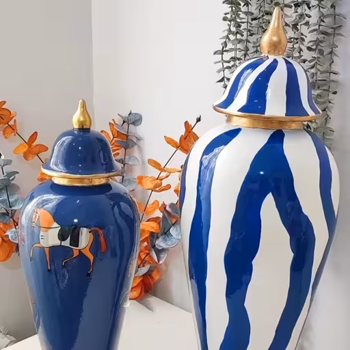 جینجر جار  یا بانکه دکوراتیو طرح هرمس