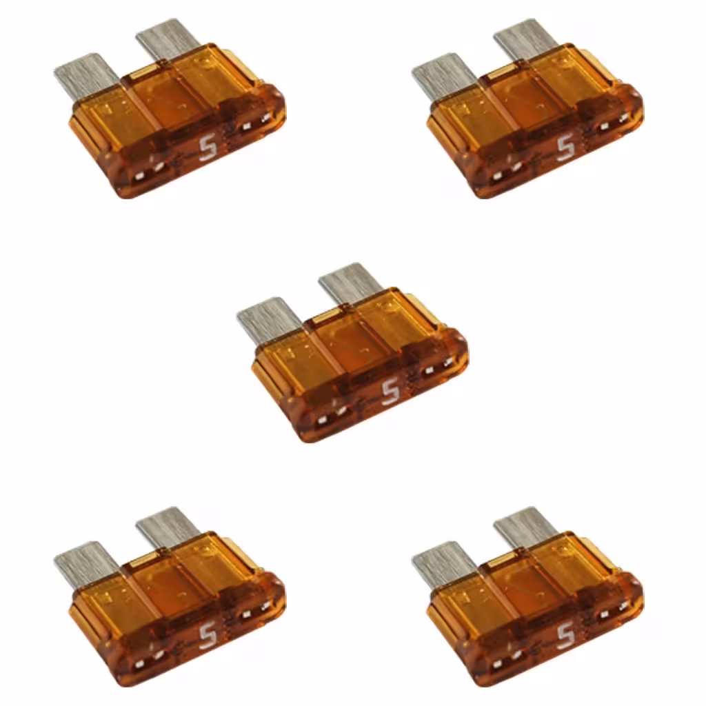 فیوز خودرو 5 آمپر بسته 5 عددی
