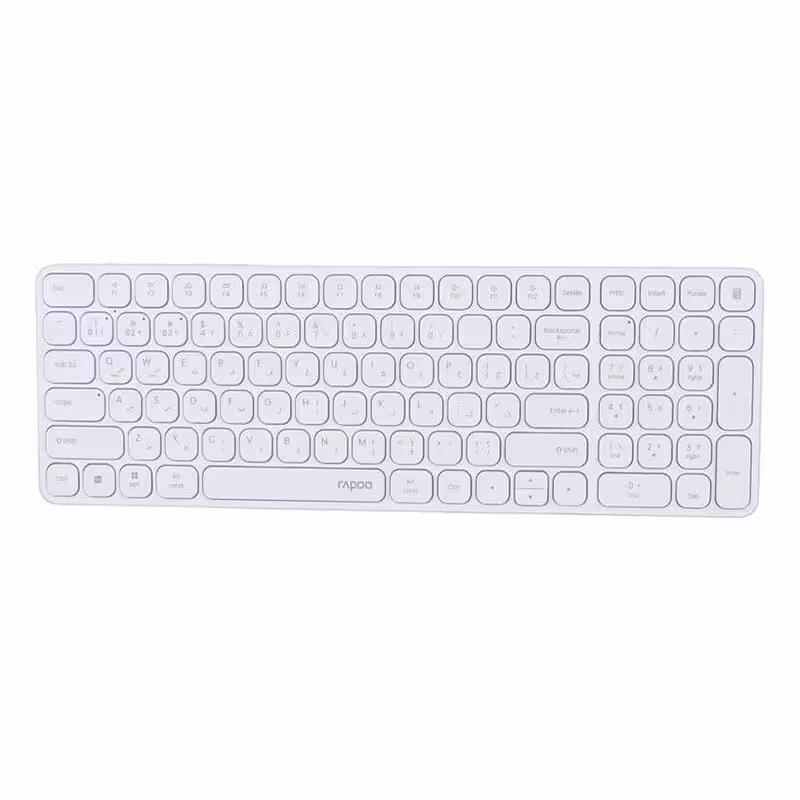 معرفی کامل کیبورد بیسیم Rapoo E9350L FA White