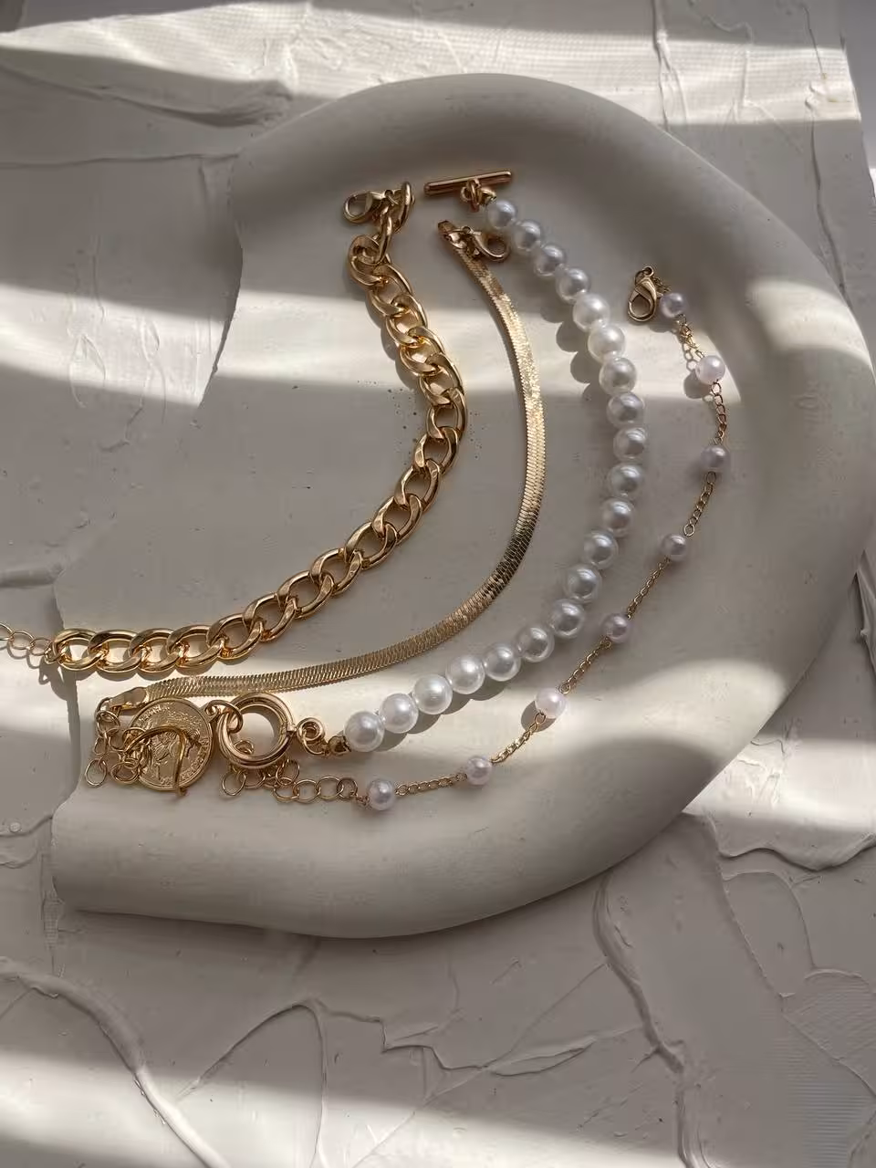 پک دستبند مرواریدی