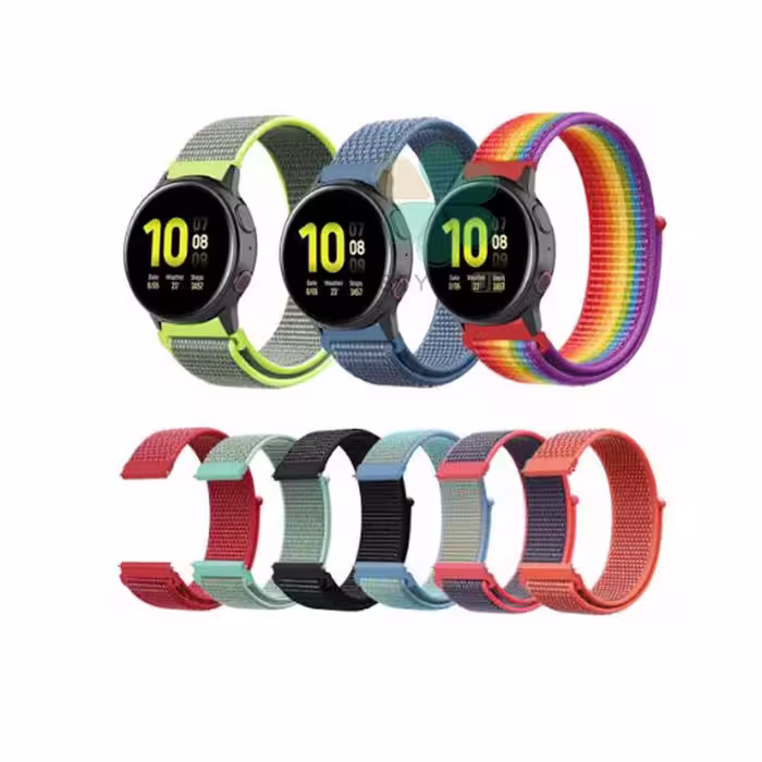بند ساعت سامسونگ Galaxy Watch Active 2 مدل نایلون لوپ