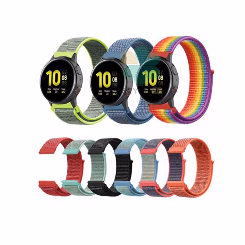 بند ساعت سامسونگ Galaxy Watch Active 2 مدل نایلون لوپ