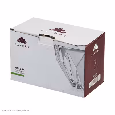پیاله ماست خوری ساکورا مدل مودنا کد SK18622200W بسته 6 عددی 