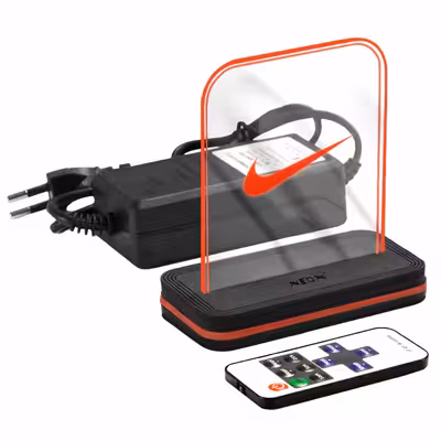 چراغ رومیزی نئون مدل NK_RED_AC