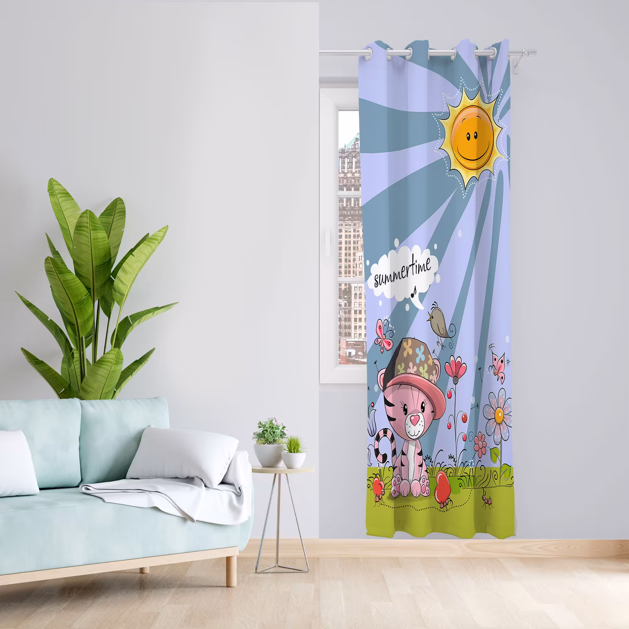 پرده مدل گربه مخمل  کد 980 سایز 140x280 سانتی متر