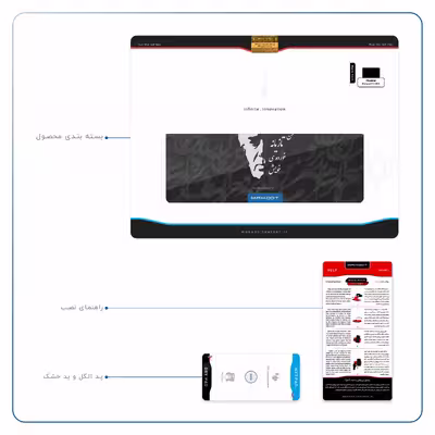 برچسب پوششی ماهوت مدل Ahmad-Shamlou مناسب برای تبلت هوآوی Matepad T10 2020 AGS-L09
