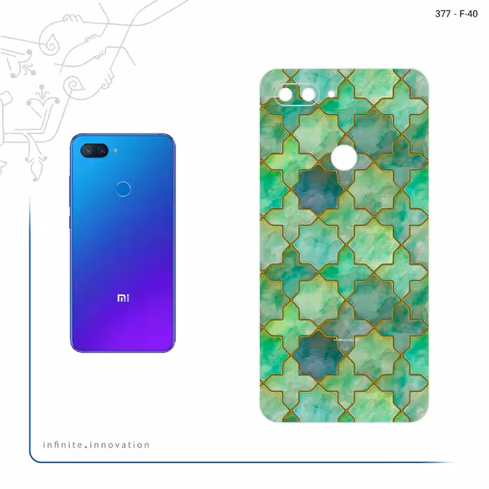 برچسب پوششی ماهوت مدل Iran Tile 8 مناسب برای گوشی موبایل شیائومی Mi 8 Lite