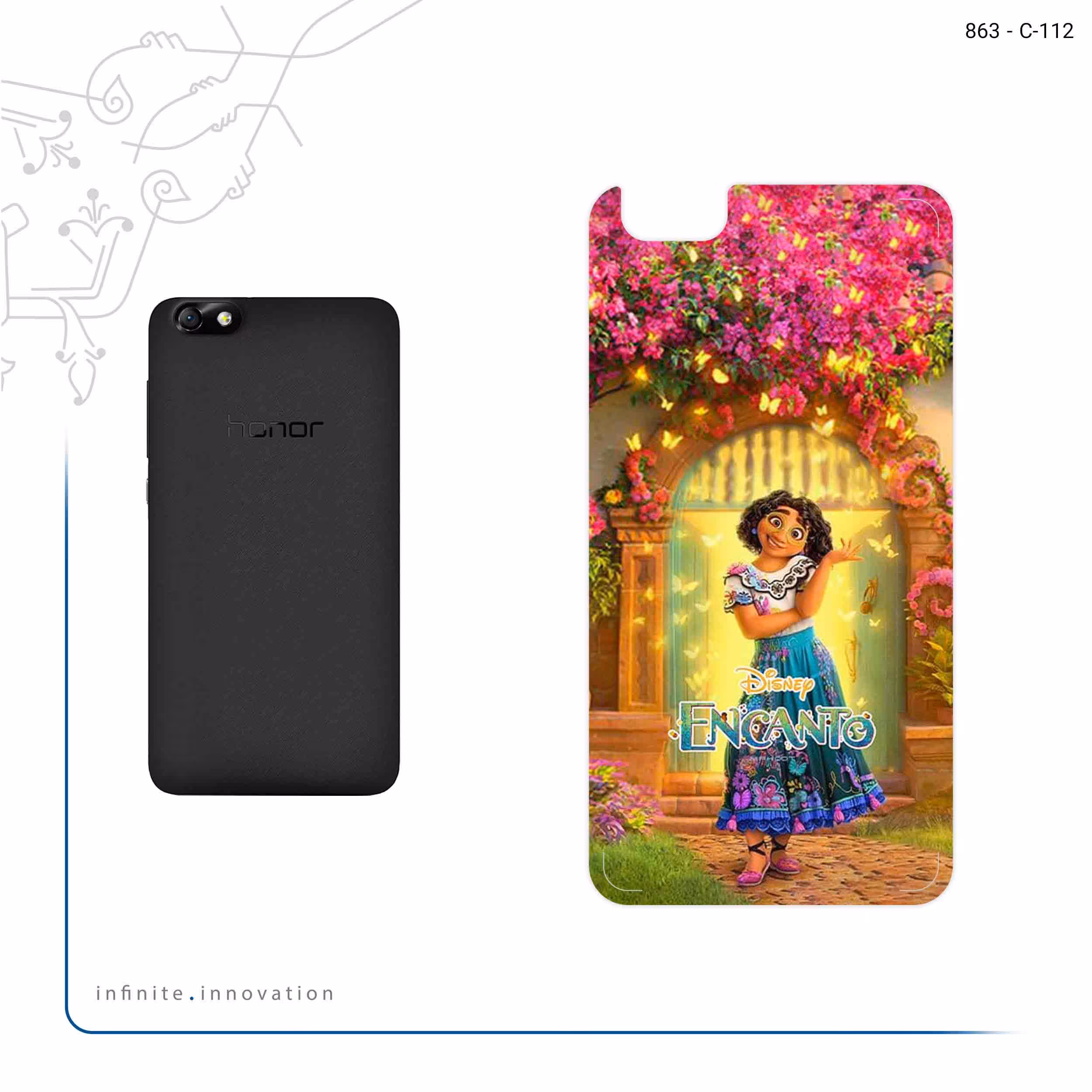 برچسب پوششی ماهوت مدل Encanto مناسب برای گوشی موبایل آنر 4X