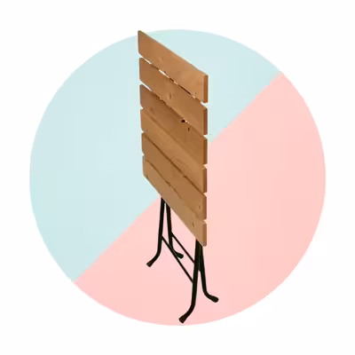 میز و صندلی سفری مدل تاشو چوبی کد 6060