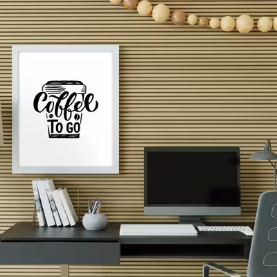 تابلو مدل نوشته انگلیسی طرح COFFEE کد 719