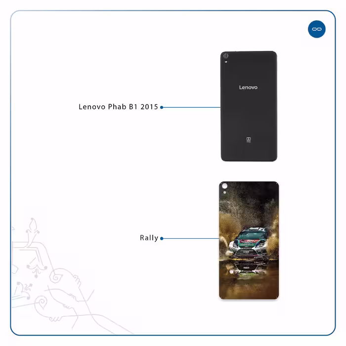 برچسب پوششی ماهوت مدل Rally مناسب برای تبلت لنوو Phab B1 2015