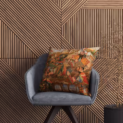 کاور کوسن  طرح رستم و سهراب مدل 129