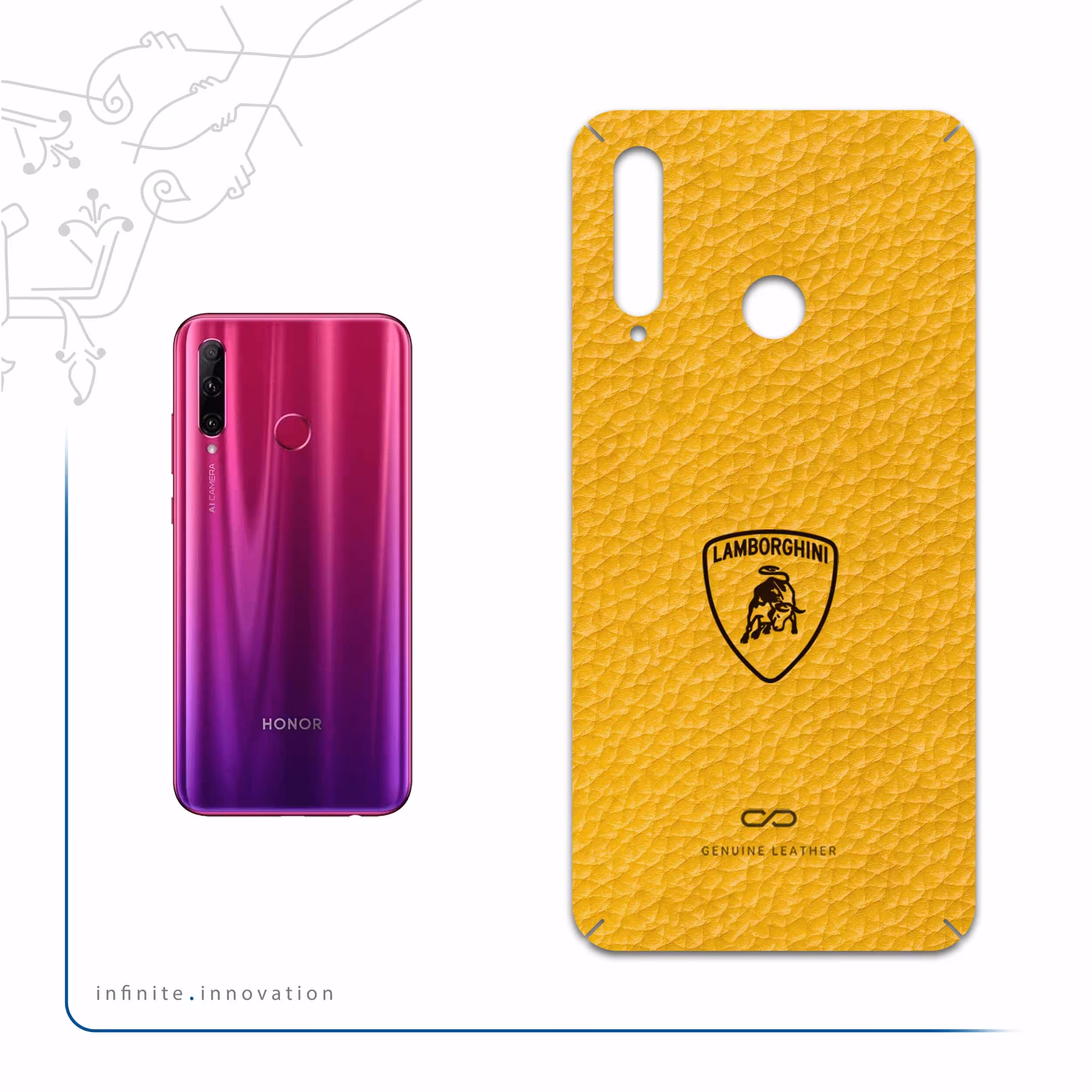 برچسب پوششی ماهوت مدل ML-LMBRGHNI مناسب برای گوشی موبایل آنر 20 Lite