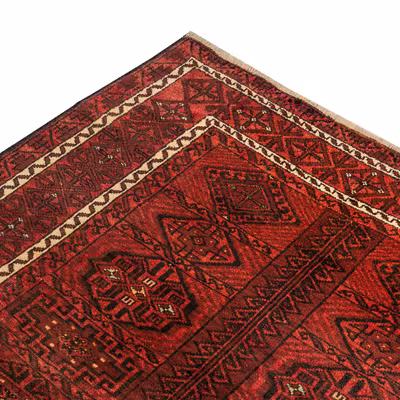 فرش دستبافت سه متری مدل نقشه بلوچ  کد 33.1842