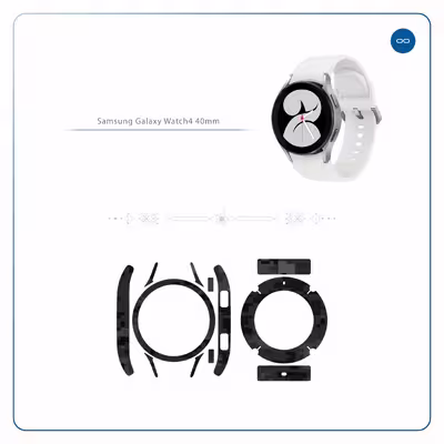 برچسب ماهوت طرح Night Army Pixel مناسب برای ساعت هوشمند سامسونگ Watch4 40mm