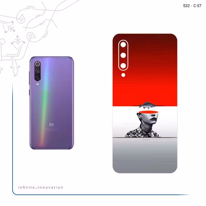 برچسب پوششی ماهوت مدل Collage of surreal Portrait of Women 1 مناسب برای گوشی موبایل شیائومی Mi 9 SE