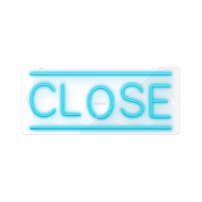چراغ دیواری نئون دیزاین طرح Close_TBL