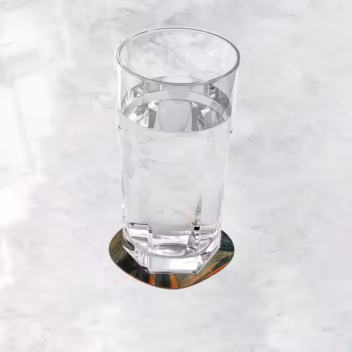 زیر لیوانی ترمه طراحان ایده مدل جیغ کد cfp009