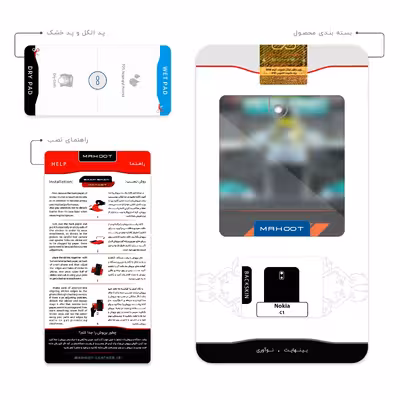برچسب پوششی ماهوت مدل Formula-One مناسب برای گوشی موبایل نوکیا C1