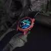 برچسب ماهوت طرح Red-Fiber مناسب برای ساعت هوشمند سامسونگ Galaxy Gear S3 Classic