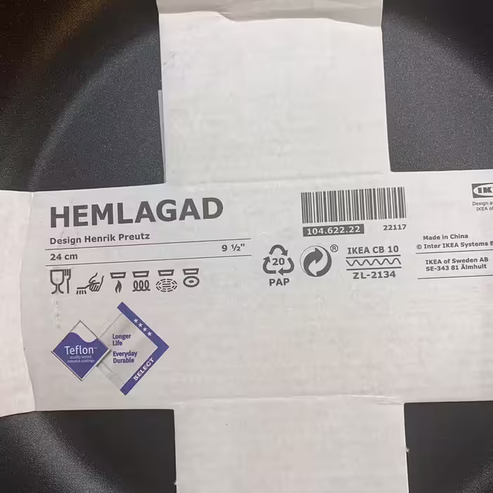تابه تفلون ایکیا مدل HEMLAGAD سایز 28