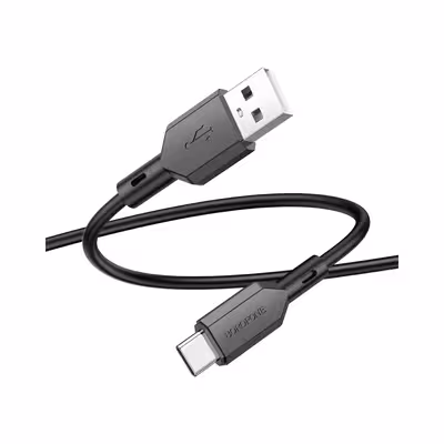 کابل تبدیل USB به USB-C بروفون مدل BX70 طول 1 متر