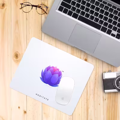 ماوس پد طرح مدیتیشن مدل X435