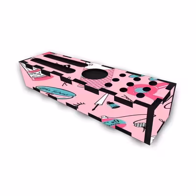 جامدادی رومیزی مدل لوازم آرایش کد 224