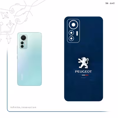 برچسب پوششی ماهوت مدل Peugeot_Logo مناسب برای گوشی موبایل شیائومی 12 Lite