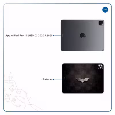 برچسب پوششی ماهوت مدل Batman مناسب برای تبلت اپل iPad Pro 11 (GEN 2) 2020 A2068