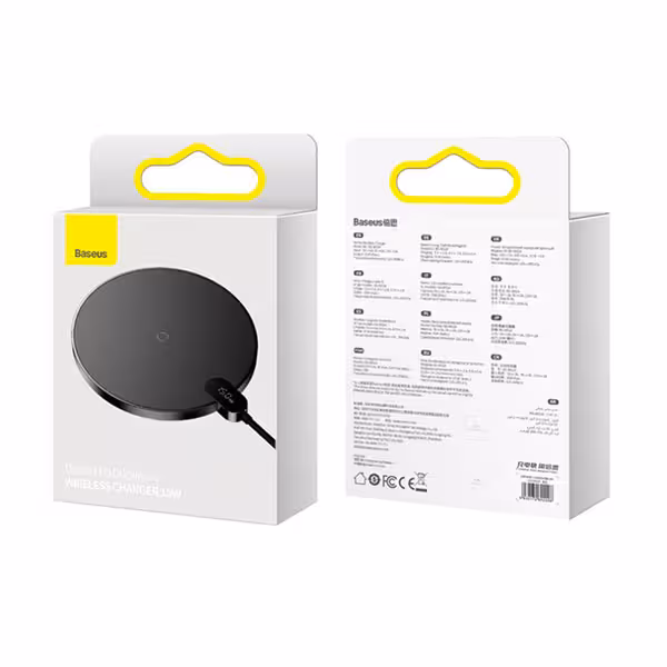 شارژر وایرلس باسئوس 15 وات مدل CCED000001