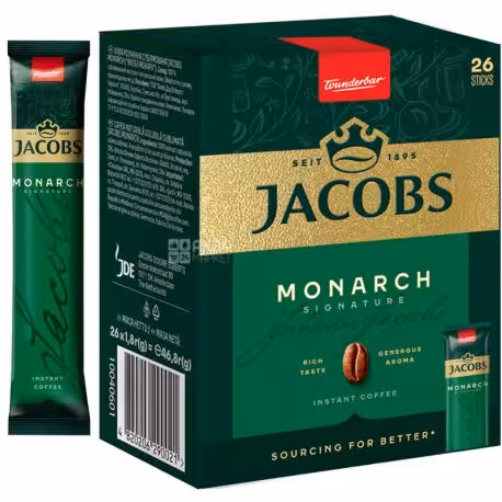 پودر قهوه فوری جاکوبز مدل Monarch بسته 30 عددی