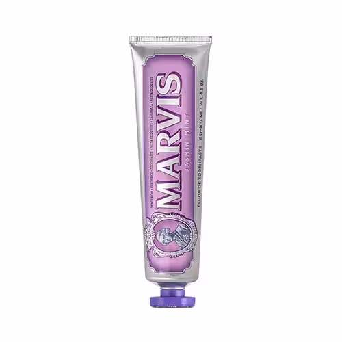 خمیر دندان مارویس مدل Jasmin mint ضدپوسیدگی با عصاره گل یاسمن و نعنا 85 میل