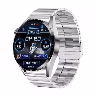 ساعت هوشمند 44 میلی متری  گرین لاین مدل APY WELL  G MASTER 2 بند فلزی