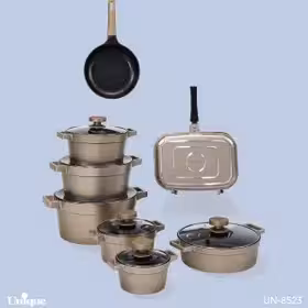 سرویس 15 پارچه بژ دیاموند کد un-5823