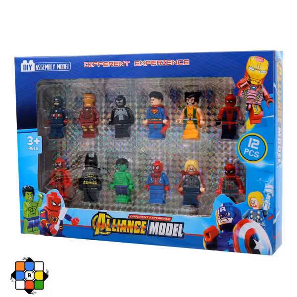 اکشن فیگور لگویی 12 عددی اونجرز