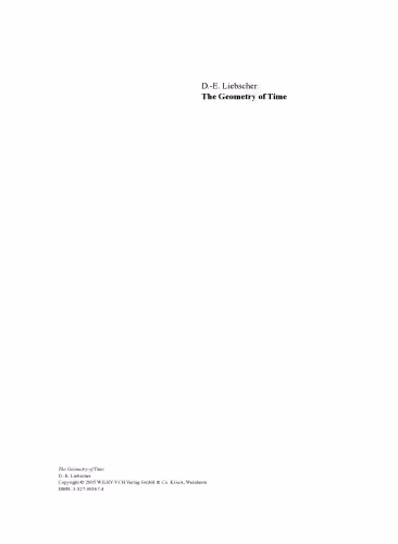 خرید و دانلود نسخه کامل کتاب The Geometry of Time