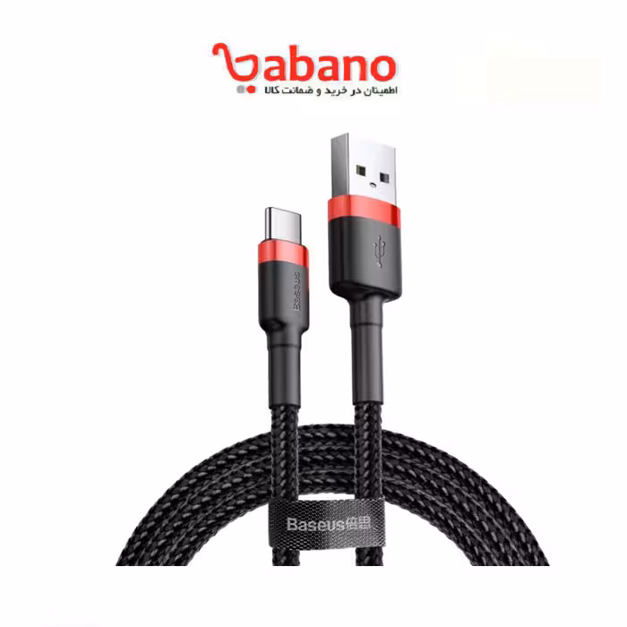 کابل شارژ و انتقال داده اندروید بیسوس مدل Cafule Cable طول 3 متر مشکی