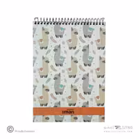 دفتریادداشت80برگ 22*16/5جلدسخت ایمان کد9814