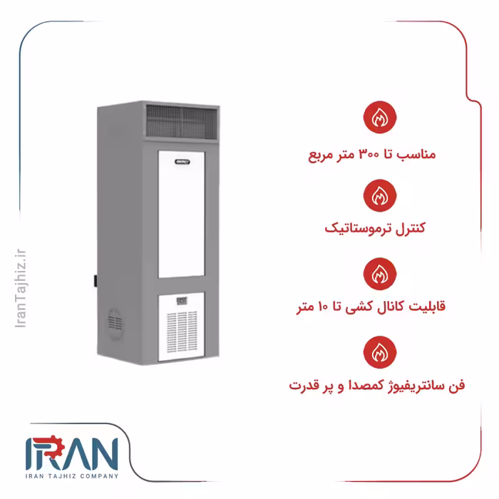 کوره هوای گرم گازی انرژی مدل 760