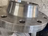 فلنج گلودار 8 اینچ استنلس استیل ریس فیس رده 40 5.B16 کلاس 300 از جنس  A SA 182/F 304 304L