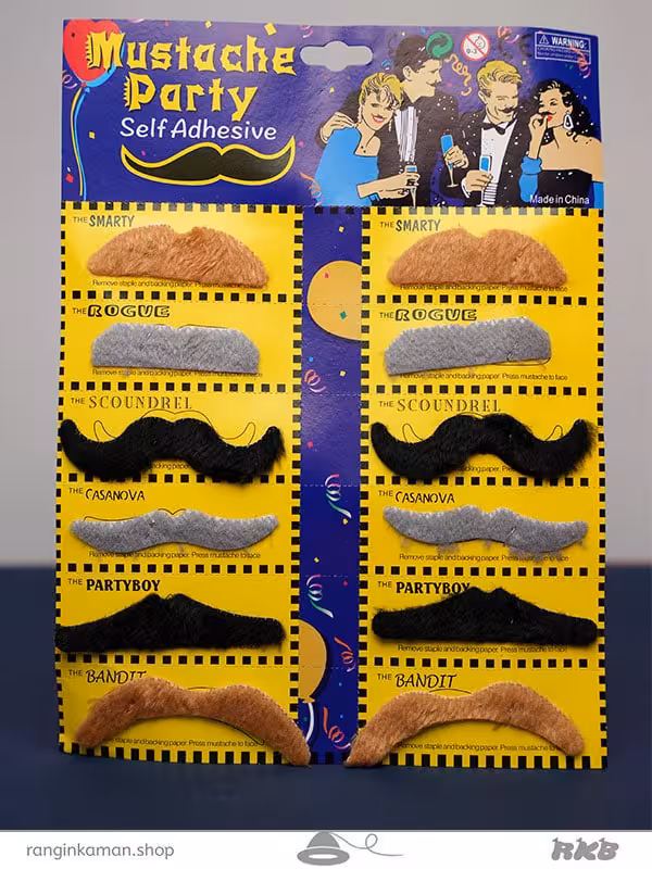 پک سیبیل 12عددی mustache pack